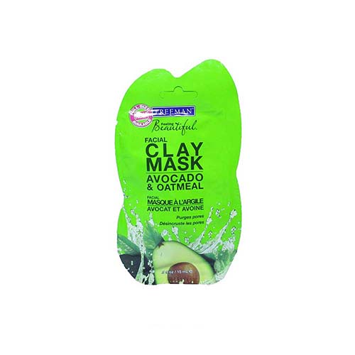 ماسک صورت فریمن مدل CLAY MASK AVOCADO AND OATMEAL حجم 15 میلی لیتر