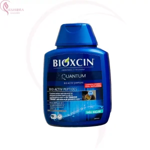 شامپو ضدریزش بیوکسین کوانتوم آبی مخصوص موهای چرب BIOXCIN